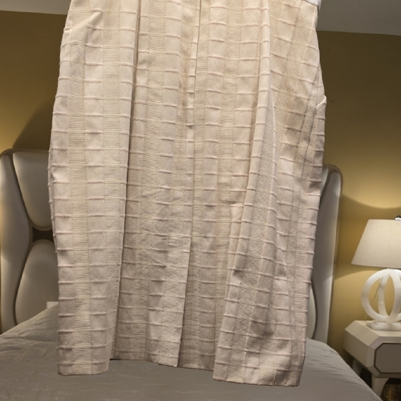 Milly Strapless Dress in Cream and White - Picture 5 of 15